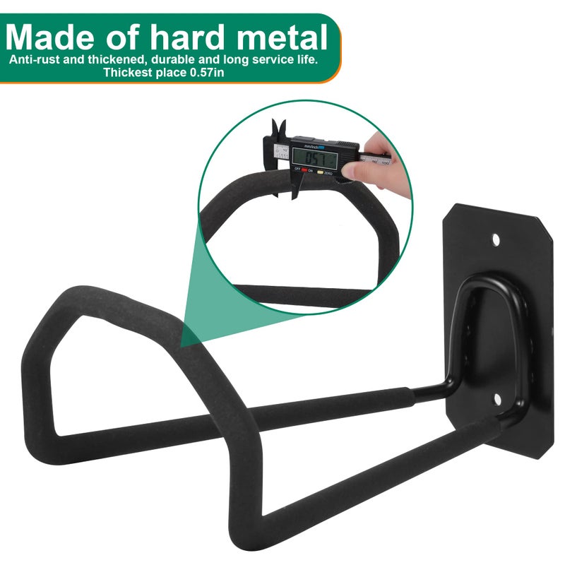 PeoMev Garden Hose Holder Wall Mount - Heavy Duty Water Hose Holders for Outside  Metal Hose Hanger Sturdy Hose Reel Hose Hooks for Garden Hose(1pc) - Image 5